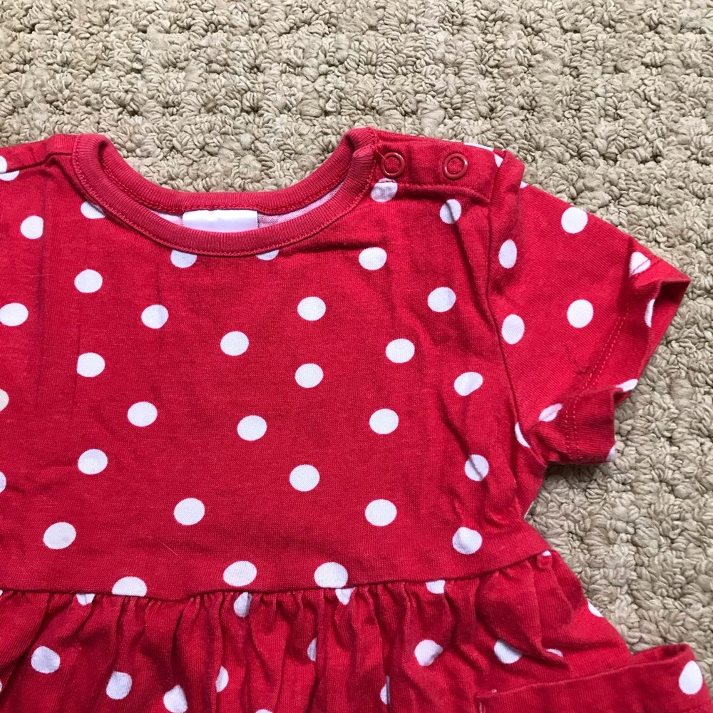 Hanna Andersson Red Polka Dot Dress